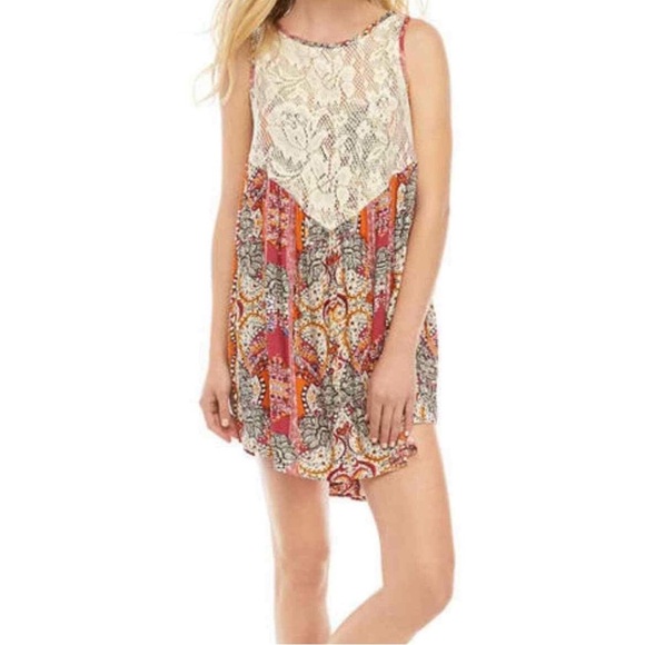 NWT Free People Boho Trapeze Tunic Top L - Picture 2 of 9